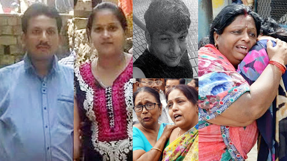 businessman house fire breaks four death