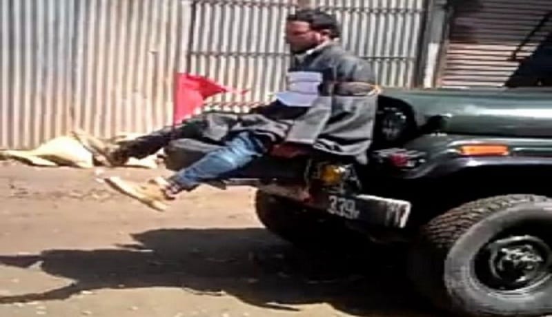 Major Gogoi,officer who tied protester to jeep as human shield in J&K, awarded by COAS