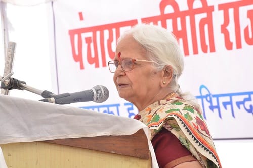 governer of goa mridula sinha visits rajsamand city of rajasthan 