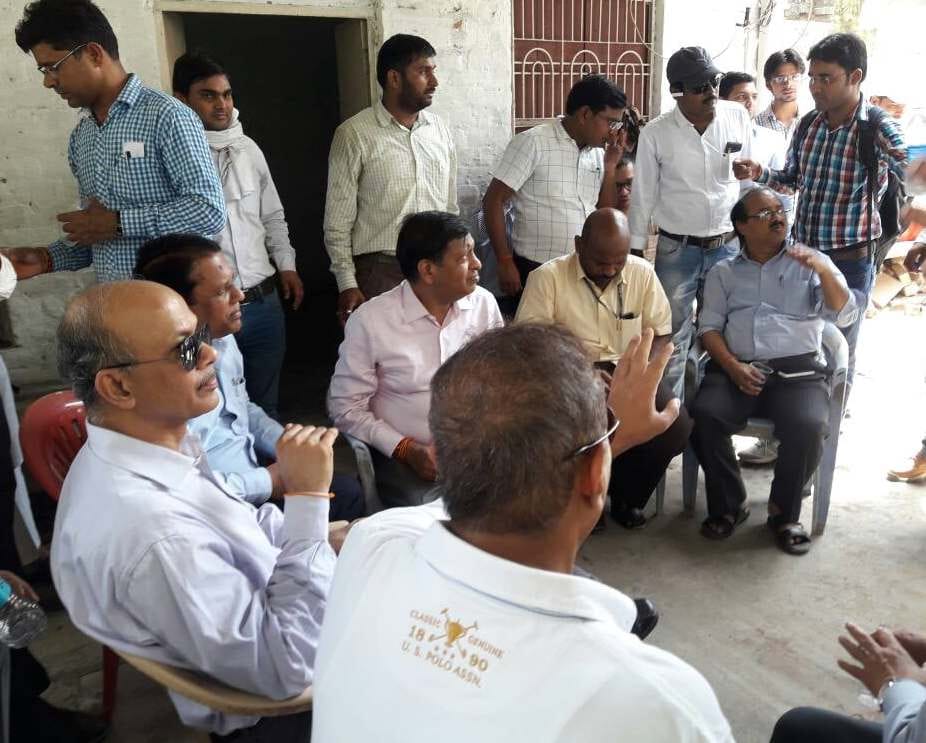 seceratory of power ministry pk pujari reach varanasi 