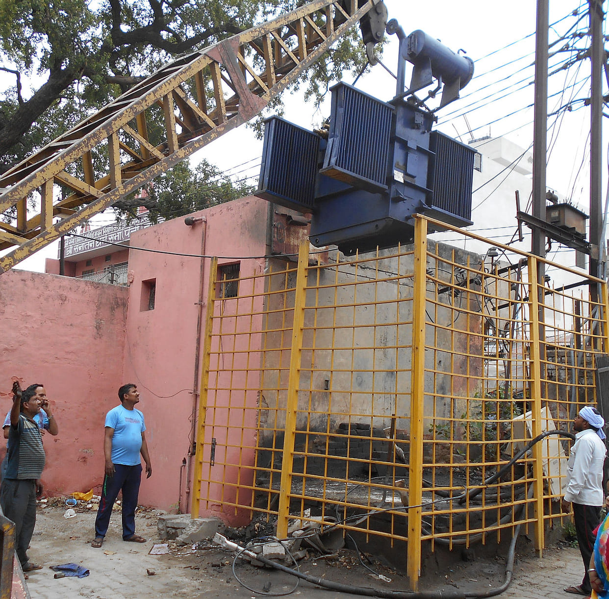Five power stations stalled overnight.