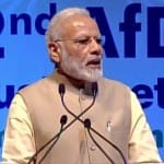 समारोह को संबोधित करते नरेंद्र मोदी