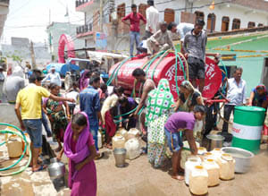water crisis in lalitpur city