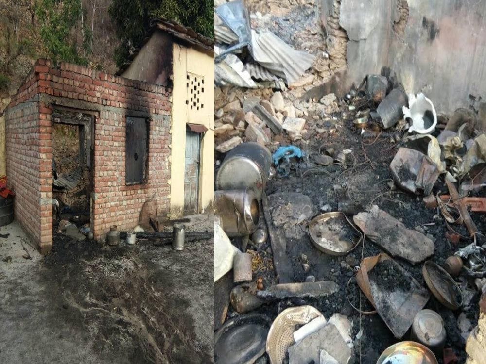 Blast in three cylinders in devprayag