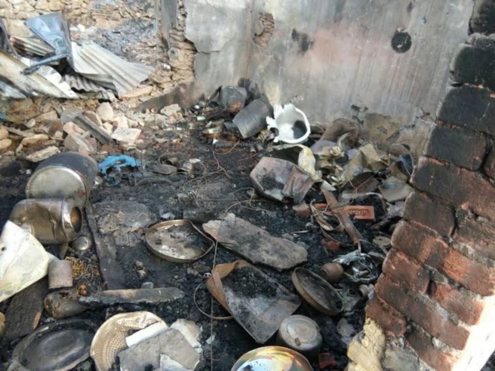 Blast in three cylinders in devprayag