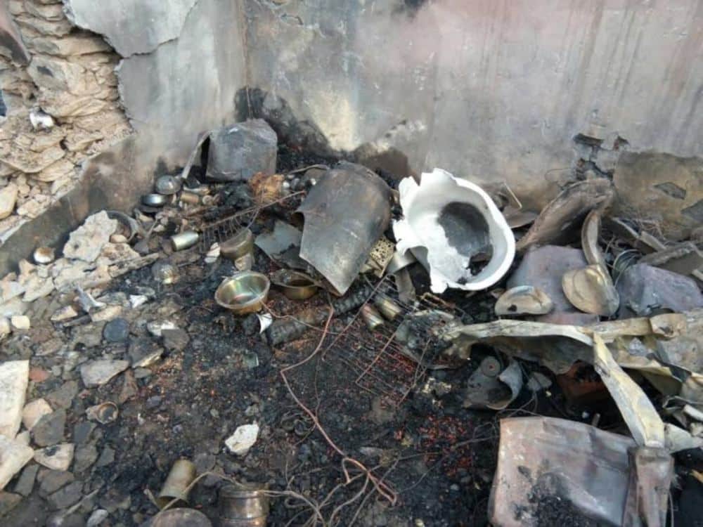 Blast in three cylinders in devprayag