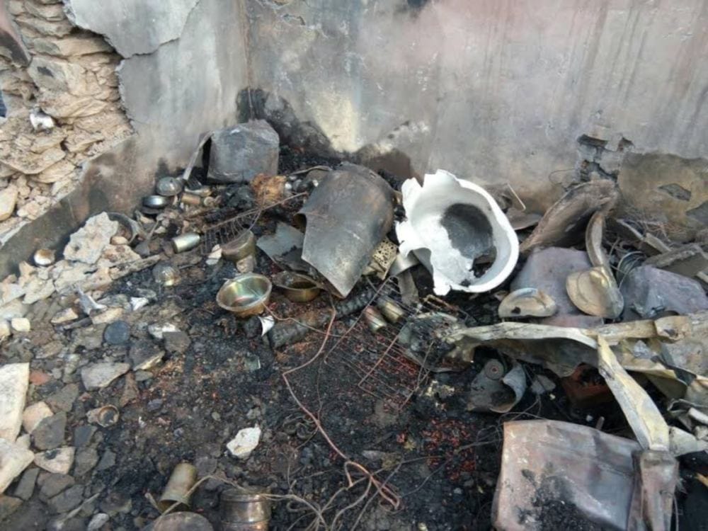 Blast in three cylinders in devprayag