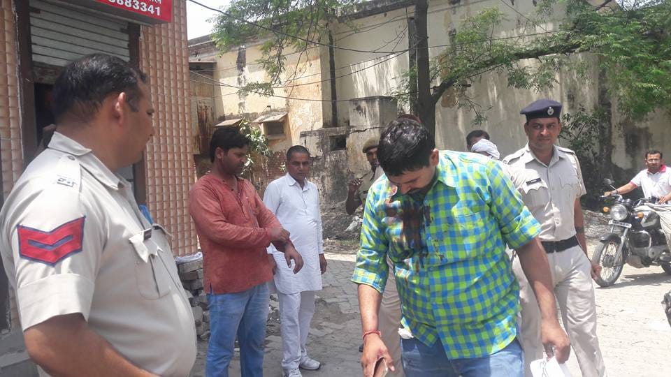 Clash in Aam Aadmi Party office Karnal