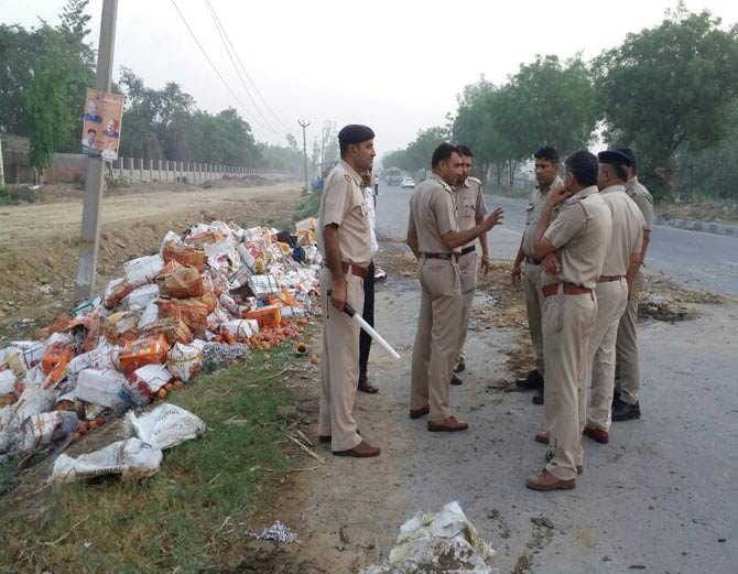5 people killed in major accident at panipat