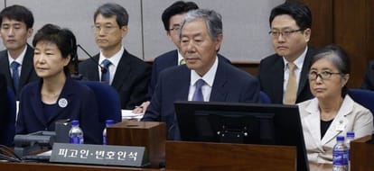 Corruption trial begins for ex-South Korean President Park