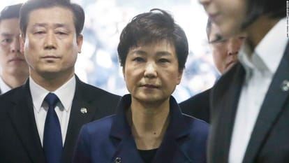 Corruption trial begins for ex-South Korean President Park