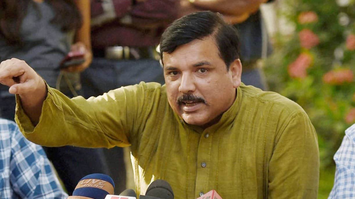 aap mp sanjay singh trolled for wishing fool day as bjp day