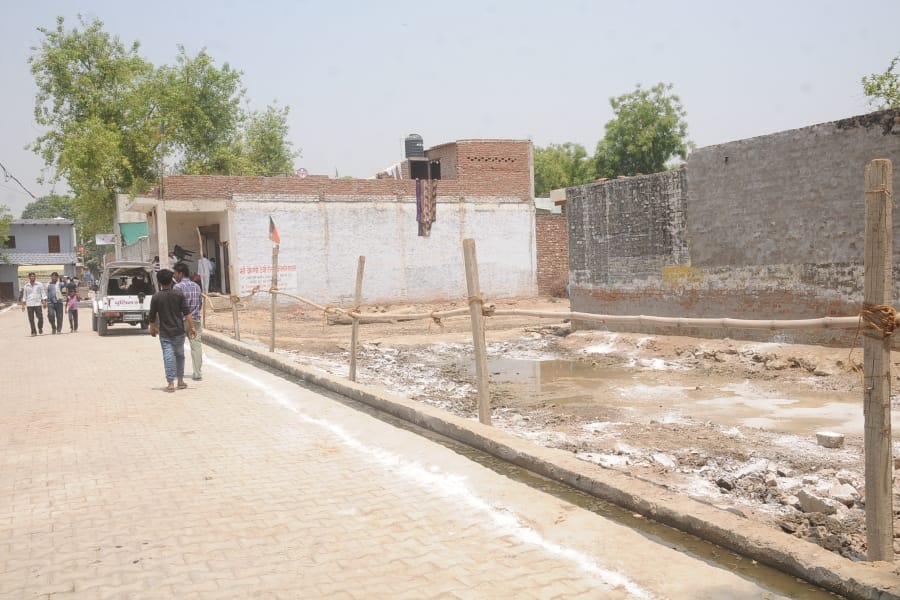 scene of village in agra changes after inspection of cm yogi adityanath