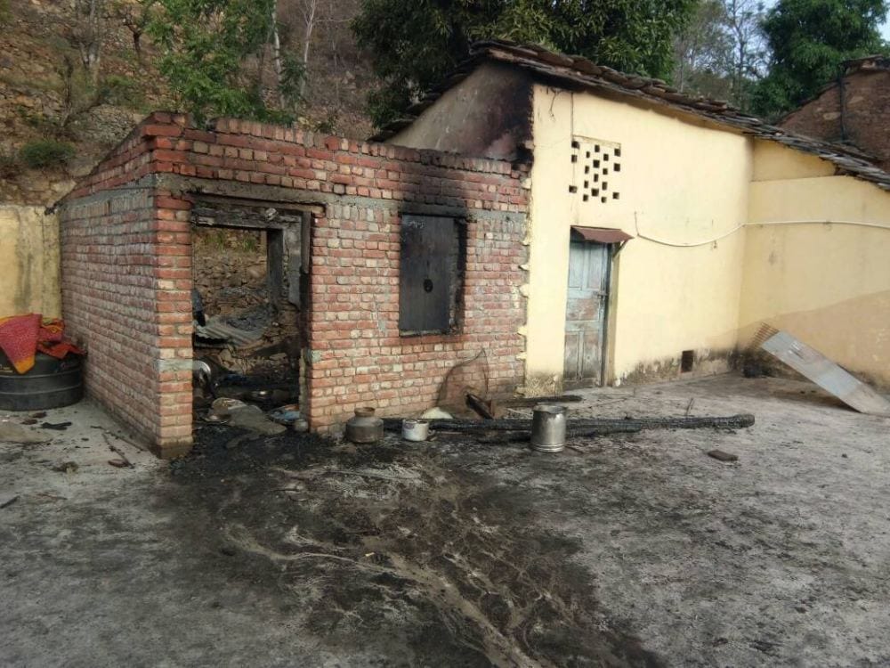 Blast in three cylinders in devprayag