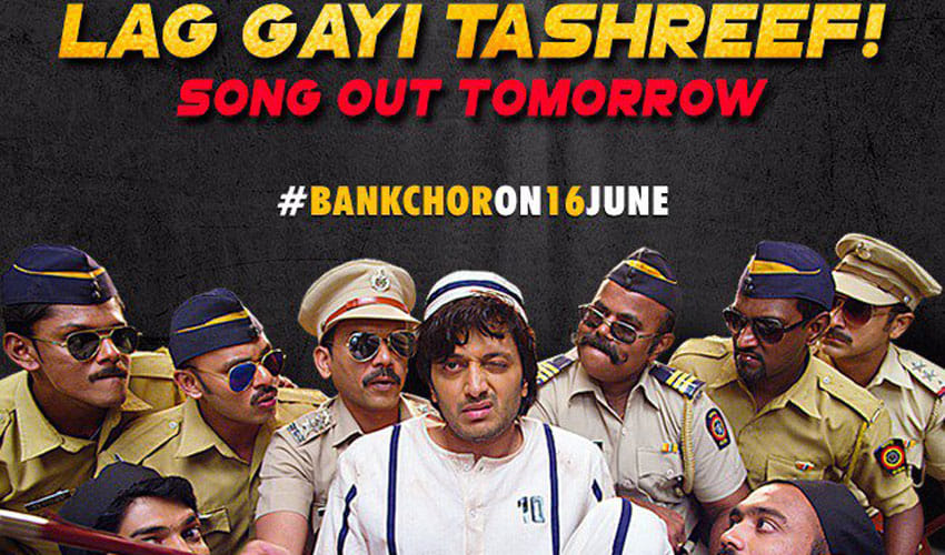 riteish deshmukh and vivek oberoi bank chor song lag gayi tashreef is released