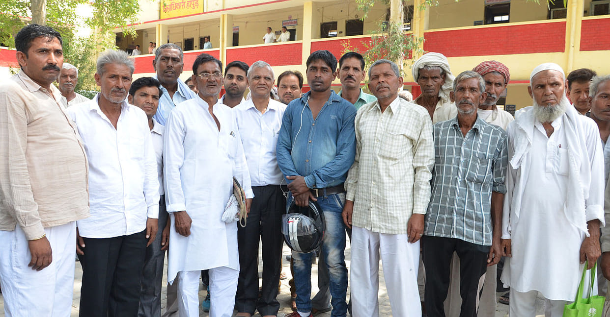 Farmers of 20 villages returned.