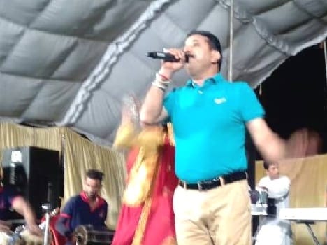 karnel rana perfomanece in swarghat festival.