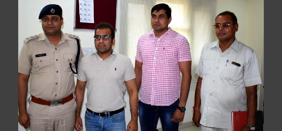 police recovered sinior manager from rajasthan gurugram news