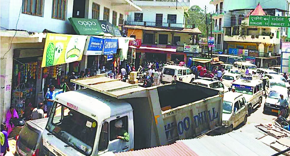  Dwarahat city was built, but not improved traffic system