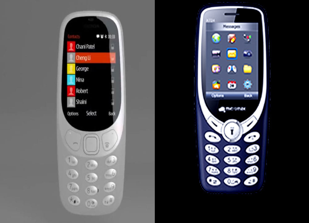 Micromax X1i 2017 lauched lookalikes nokia 3310