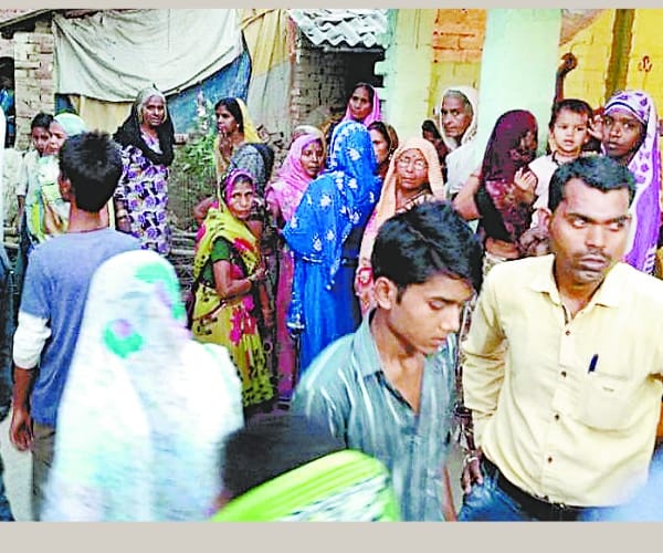 A man murdered his wife and daughter and shot himself in ambedkarnagar.