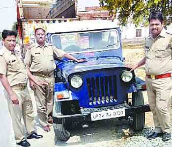 Jeep stolen from Lucknow Mahanagar Police Station recovered