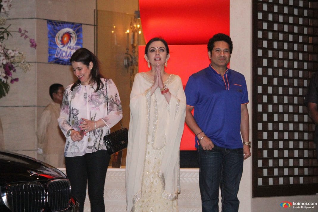 Sachin Tendulkar and Amitabh Bachchan Steals The Show In Mumbai Indians Celebtration