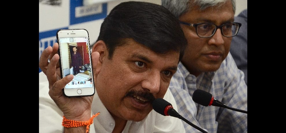 aam aadmi party criticised bjp government on various issue