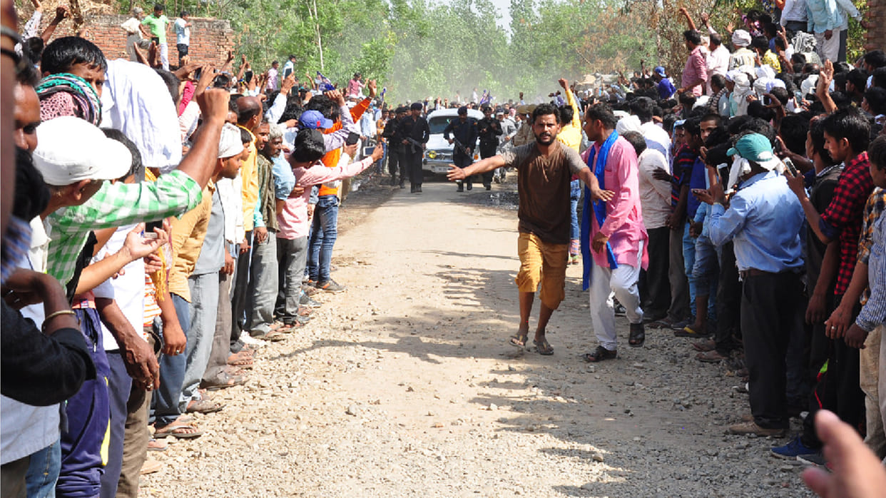 clash between two communities in Saharanpur bhim army mayawati yogi adityanath shrikant sharma