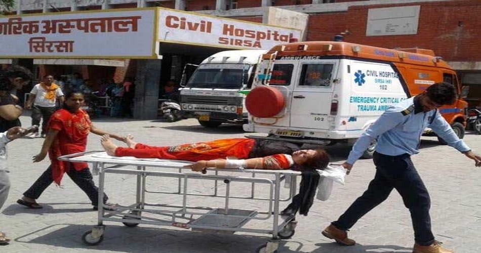 knife attack on aadti family at sirsa