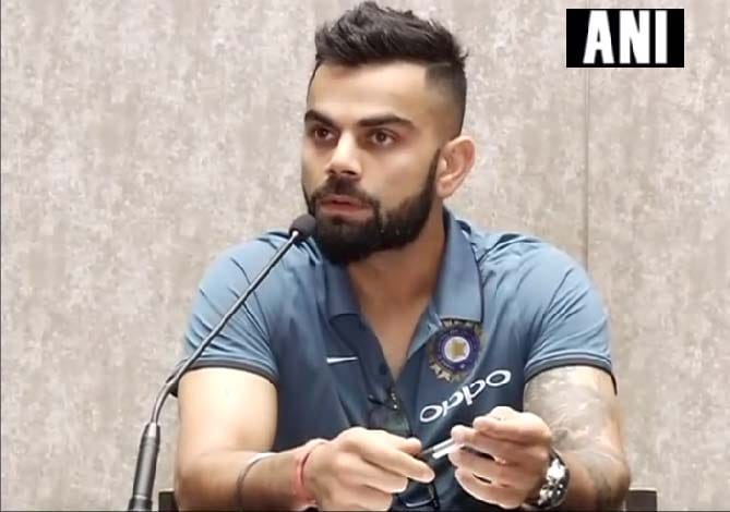Virat Kohli address press conference before champions Trophy 2017 