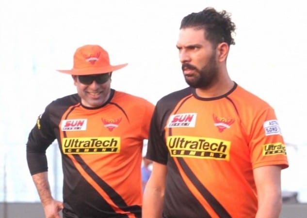 yuvraj singh, s new look for champions trophy viral on social media, rohit sharma posted