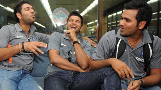yuvraj singh, s new look for champions trophy viral on social media, rohit sharma posted