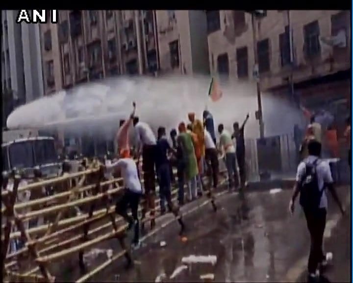 BJP protest against mamata government now leader kailash vijayavargiya arrested