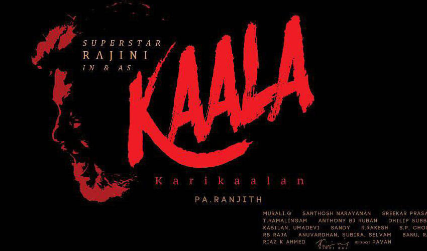 Actor Dhanush Release Poster Of Rajinikanth Next Film Titled 'Kaala Karikaalan'