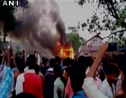 Bihar: Fire in bus, people burn alive