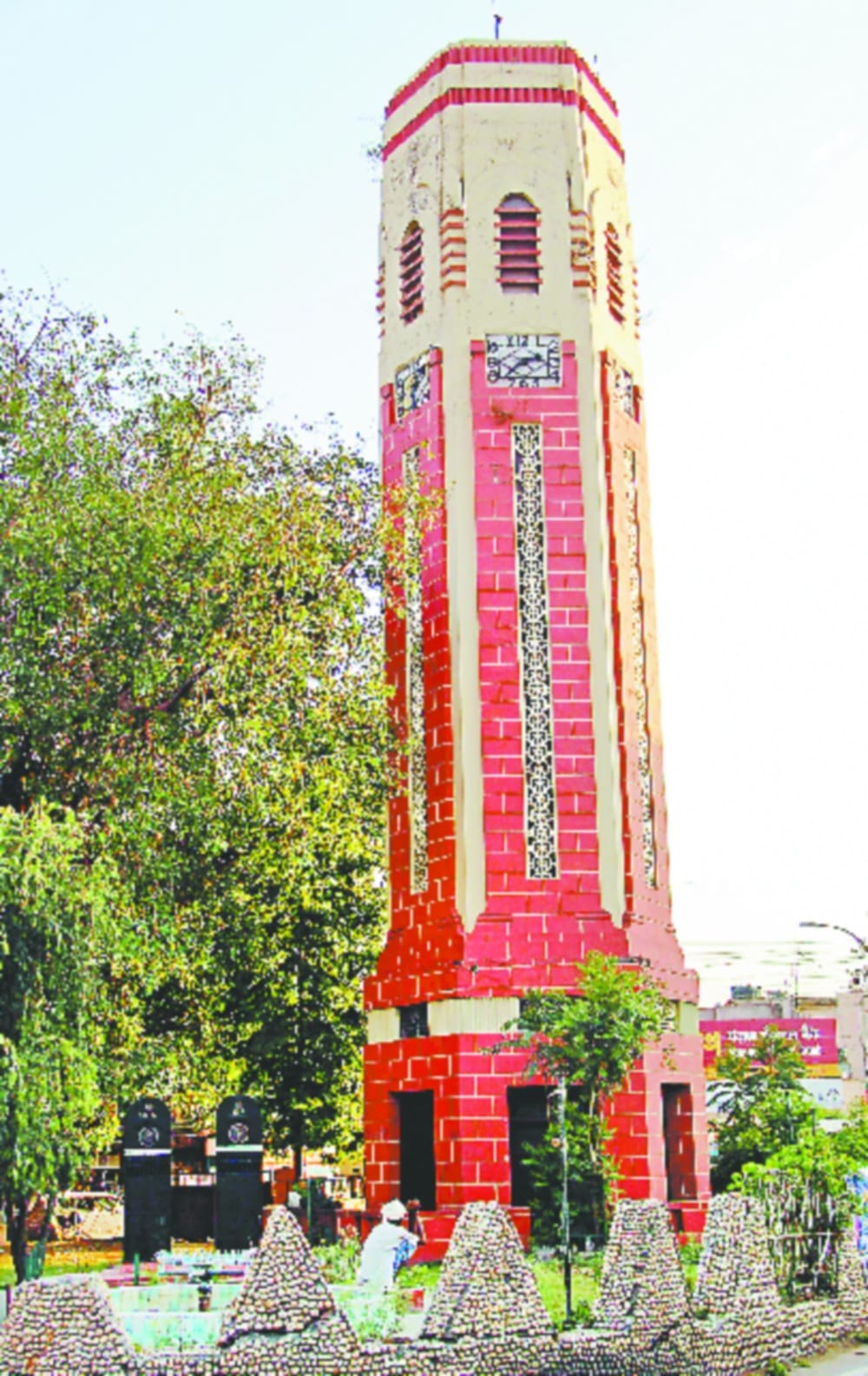 Beautification of the road from isbt to clock tower