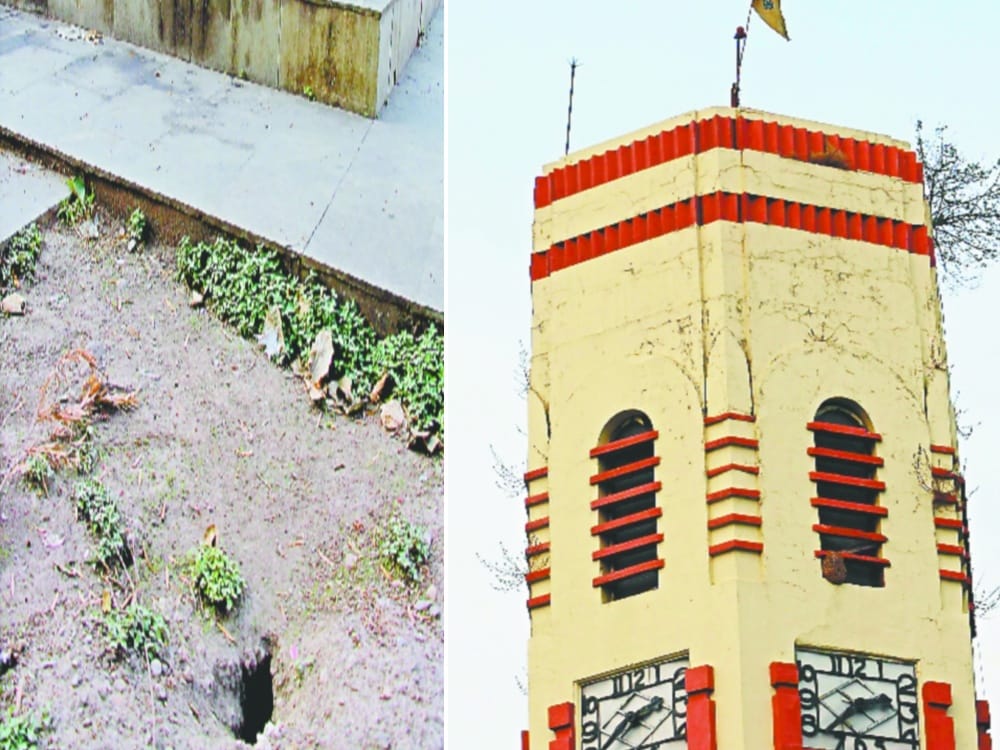 dehradun clock tower bad condtion