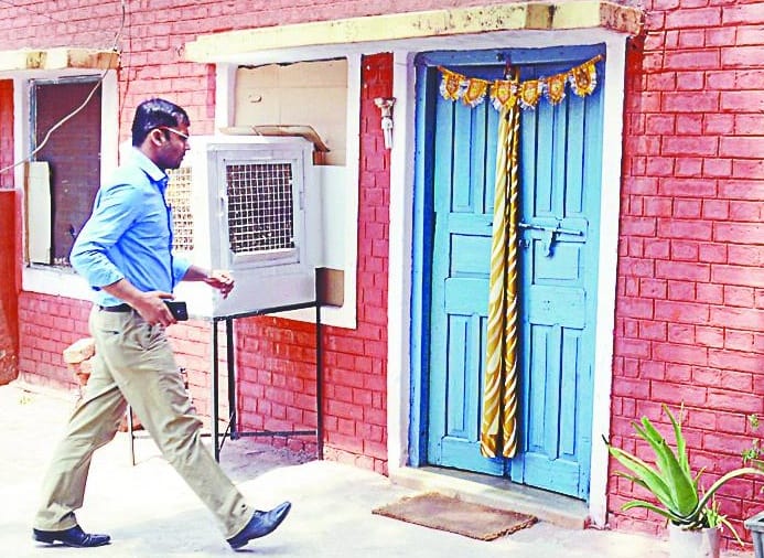 DM's steno and administrative officer's house raid