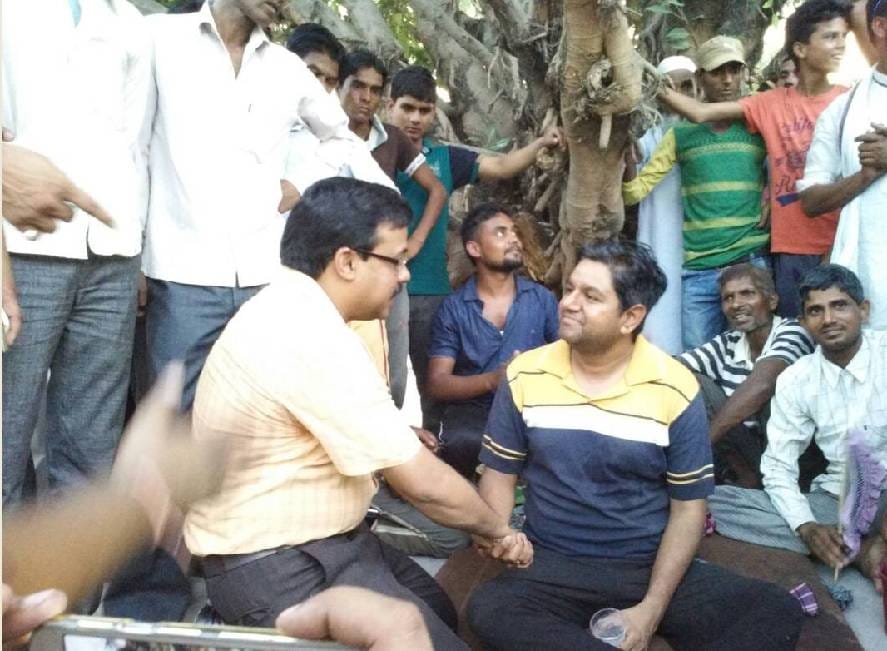 NRI engineer sitting on the dais