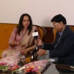  अमर उजाला से एक्सक्लूसिव बात करतीं हेमा मालिनी।