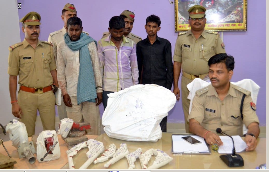 Factory busted, three arrested