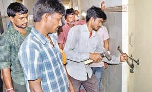 Students abducted hostels of sabotage