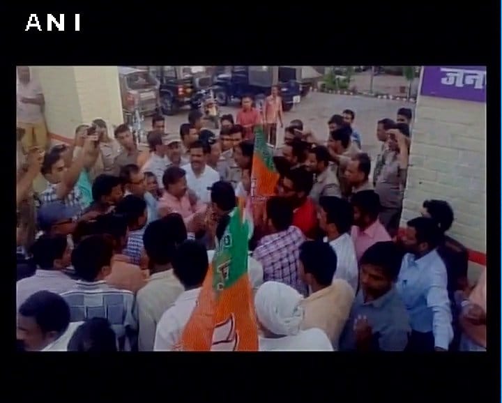 BJP leader Shivendra Gupta who allegedly assaulted a sub inspector in moradabad got bail