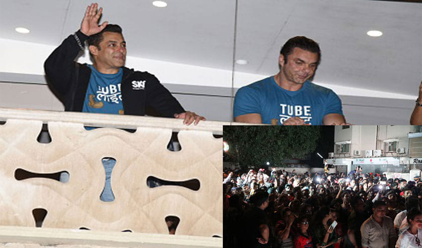 'Tubelight' Trailer Crossed 3 Million Views, Fans Gathered Outside Salman Khan House