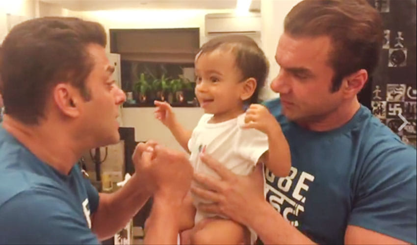 Post 'Tubelight' Trailer, Salman Khan Enjoys Boxing With Nephew Ahil Sharma, Share Video On Facebook