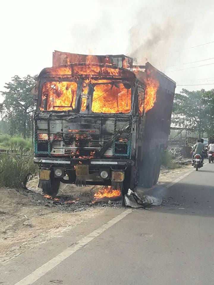 Smoky truck