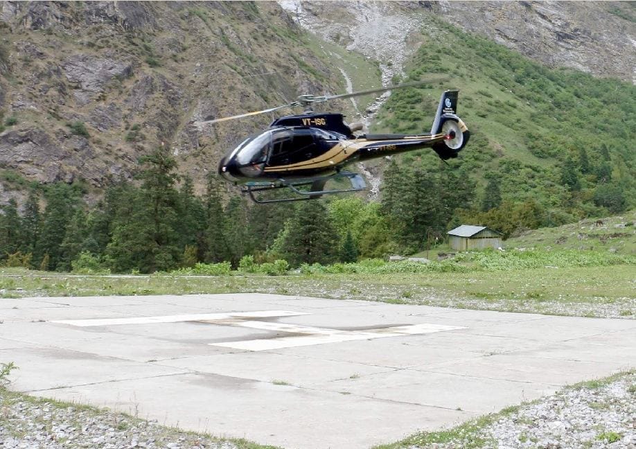 gmvn can run kedarnath helipad service