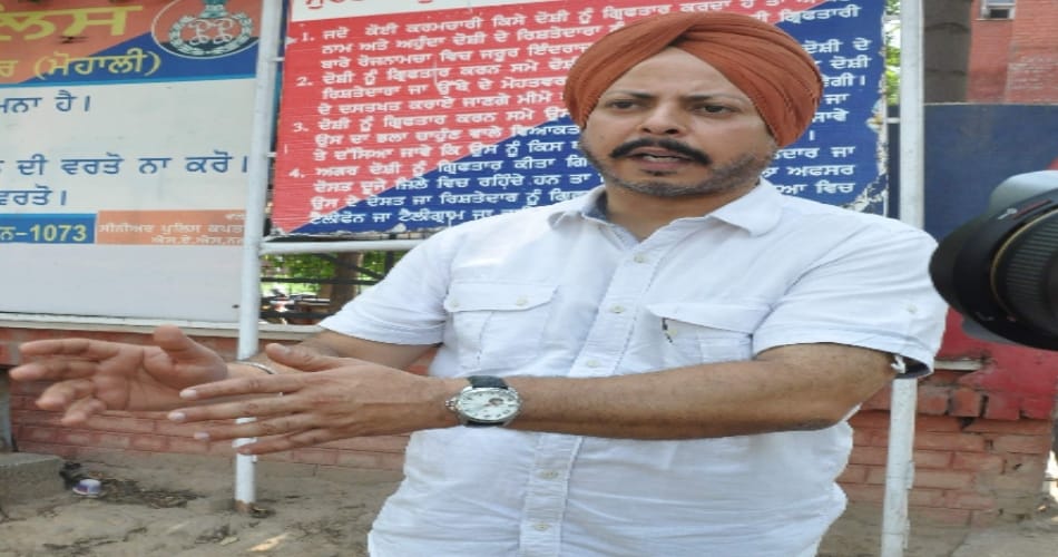  firing in mohali advocate