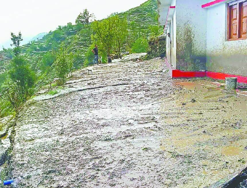 photos of rain and hailstorm like disaster in uttarakhand